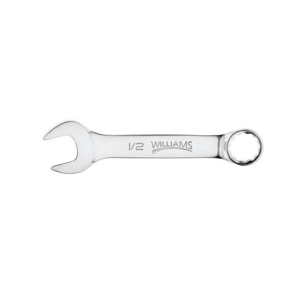 Williams Combination Wrench, 11/16 Inch Opening, Rounded, 5 Inch OAL JHW11322 - main